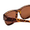 Calabria 9017 Large Polarized Fitover Sunglasses Gloss Crystal Blue & Smoke Grey - 4 of 4
