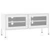 vidaXL TV Stand White 41.3 in.x13.8 in.x19.7 in. Steel - 2 of 4