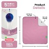 IMPROVIA® Washable Underpads 34”x36”, Heavy Absorbency Waterproof Incontinence Pads for Kids, Adults & Pets – Protects Bed, Couch, Sofa & Floor - 3 of 4