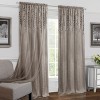Kate Aurora Traditional Home 2 Pack Double Layered Embroidered Floral Sheer Curtains - 2 of 3