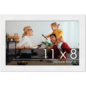 PosterPalooza | 11x8 Wood Frame with UV Acrylic, 6 Finishes: Black, White, Bronze, Silver, Wood, Mahogany - 1 of 4