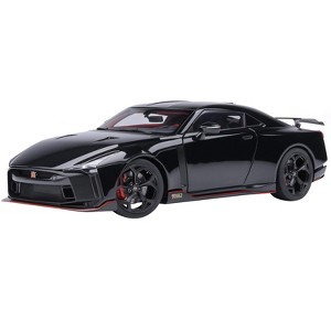 Nissan GT-R50 By ItalDesign Black and Matt Black 1/18 Model Car by Autoart - 1 of 4