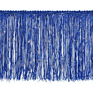 Unique Bargains DIY Sewing Craft Costume Decoration Sparkling Sequin Fringe Trim - 1 of 4