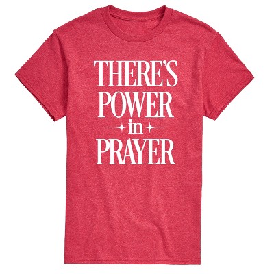 Men's - Instant Message - There's Power In Prayer Short Sleeve Graphic T-Shirt