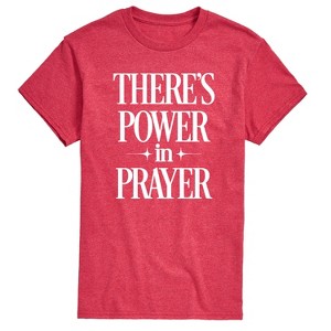 Men's - Instant Message - There's Power In Prayer Short Sleeve Graphic T-Shirt - 1 of 4