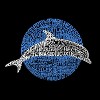 LA Pop Art Men's Word Art T-shirt - Species of Dolphin - 2 of 4