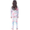 Barbie Girls' Princess Doll Unicorn Unisex Child 2 Piece Sleep Pajama Set Multicolored - image 4 of 4