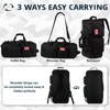 Tactical Gym Bag for Men，70L Large 3 in 1 Sports Duffle Bag with Shoes Compartment for Travel, - 4 of 4