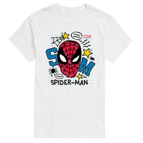 Men's - Marvel - Doodled Spidey Short Sleeve Graphic T-Shirt - image 1 of 3