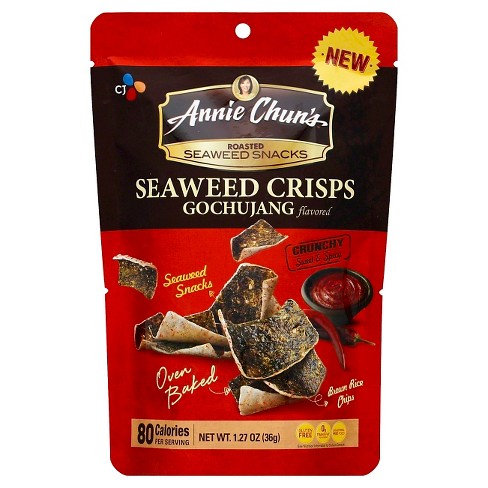 seaweed chips chuns annie roasted gochujang snacks oz target