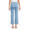 Lands' End Women's High Rise Denim Button Front Kick Flare Crop Jeans - 2 of 3