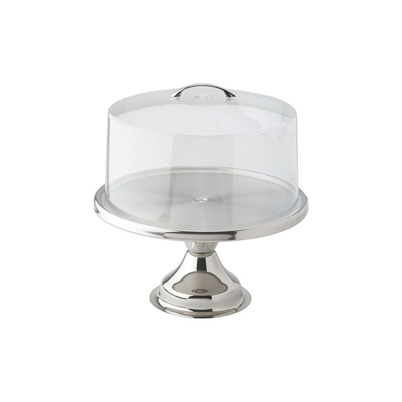 Winco Cake Stand Cover, Clear, Acrylic, 12" Diameter, 2 of 3