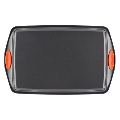 Gray Carbon Steel Non-stick 3-Piece Baking Sheet Pan Set