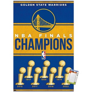 Trends International NBA Golden State Warriors - Champions 23 Unframed Wall Poster Prints - 1 of 4
