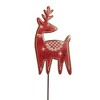28.25 In Christmas Cookiesd Stakes Set/4 Reindeer Tree House Spritz Decorative Garden Stakes - 4 of 4