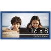 PosterPalooza | Panoramic Classic Modern Blue Frame - UV Acrylic, Foam Board Backing, Hanging Hardware - 2 of 4