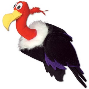 Beistle Plush Vulture Hat, (1/Pkg) Multicolored - 1 of 1
