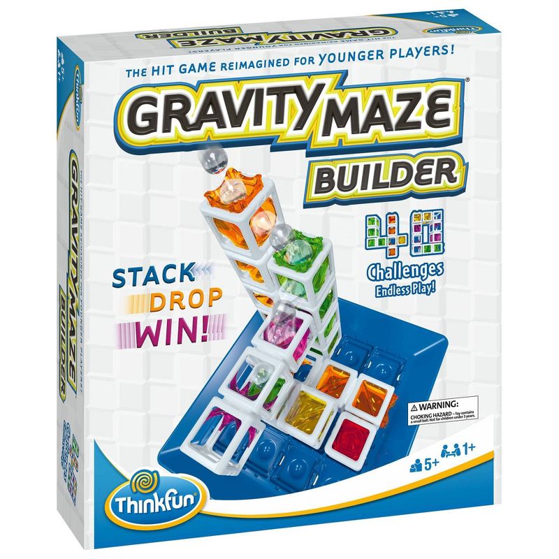 ThinkFun Gravity Maze Builder Board Game, 1 of 10