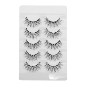 Unique Bargains 3D False Eyelashes 5 Pairs - 1 of 4