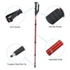 Unique Bargains Collapsible T Handle Hiking Trekking Pole with Mud Basket 21-43 Inch - 4 of 4