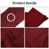Unique Bargains Chair Sashes Bow 13.78"x5.91" Wine Red 10 Pcs - 3 of 4