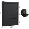 Shoe Cabinet with Flip Drawers, Modern Entryway Shoe Storage Organizer， with Adjustable Shelf, Shoe Storage for Entryway - 2 of 4