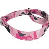 Country Brook Petz Pink and Grey Camo Martingale Dog Collar - image 3 of 4