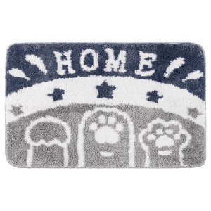 Unique Bargains Bathroom Cute Stylish Soft Absorbent Non-Slip Floor Mat - 1 of 4