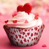 Norpro Standard Size Heart Baking Cups/Liners, 75-Pack, Multicolored - 2 of 4