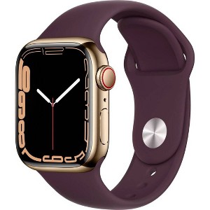 Refurbished Apple Watch Series 7  GPS + Cellular Stainless Steel Case - Target Certified Refurbished - 1 of 3