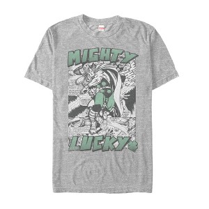 Men's Marvel St. Patrick's Day Thor Vintage Lucky T-Shirt - 1 of 4