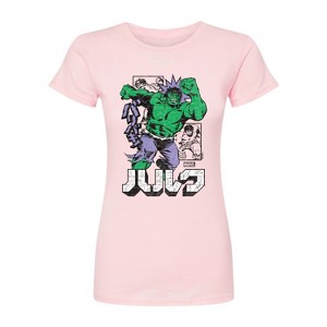 Women's - Marvel - Hulk Katakana Fitted Graphic T-Shirt - 1 of 2
