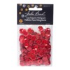 John Bead 450pcs 10mm Red Flat Round Plastic Loose Sequins Hologram with Hole for DIY Crafts Making Sewing Embroidery Clothes Decoration - 4 of 4