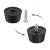 Unique Bargains Non-Slip Rubber Bumper Feet with Stainless Steel Washer Screws - 4 of 4