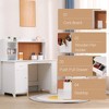CuisinSmart Study Desk and Chair Set for Children, Study Table for Kids - Features Bookshelf, Bulletin Board, Cabinets and Drawer - 3 of 4