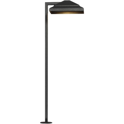 John Timberland Basset 23" High Textured Black LED Landscape Path Light