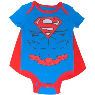 DC Comics Justice League Batman Baby Cosplay Bodysuit and Cape Newborn to Infant