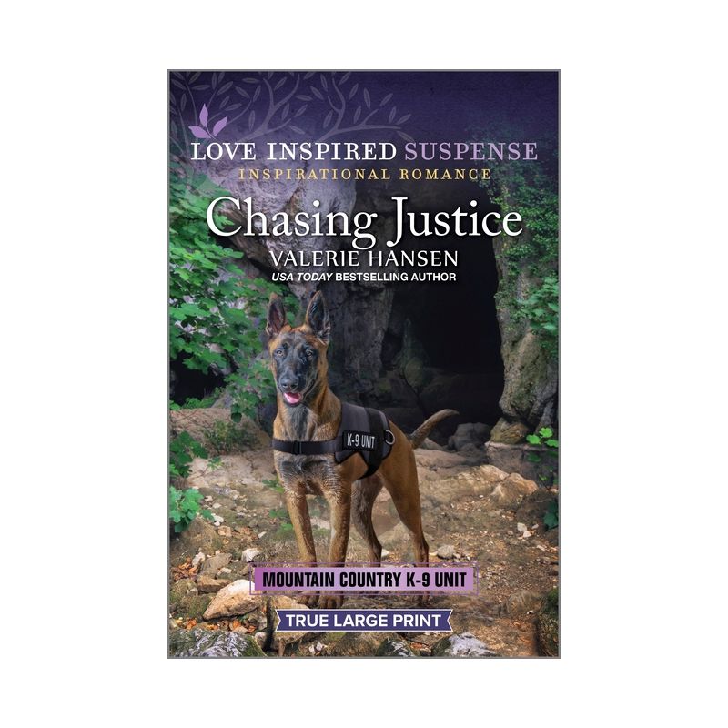 Chasing Justice - (Mountain Country K-9 Unit) Large Print by  Valerie Hansen (Paperback), 1 of 2