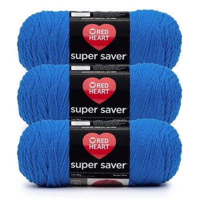 Red Heart Super Saver Yarn 24 Pack-Blue