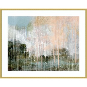 Amanti Art Paint Splattered Landscape II by Victoria Barnes Wood Framed Wall Art Print - 1 of 4