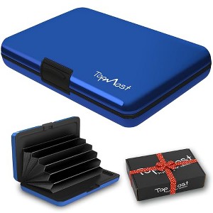 Generic Aluminum Wallet, Card Case Wallet, Metal RFID Credit Card Holder for Men & Women, 6 Cotton Slots - 1 of 4