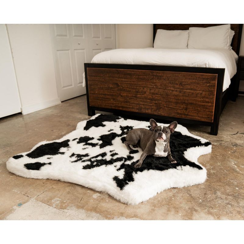 Paw Brands PupRug Animal Print Memory Foam Dog Bed, 3 of 10