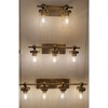 Quorum Lighting Lee Boulevard 4 - Light Vanity in  Aged Brass - 2 of 4
