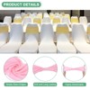 Unique Bargains Polyester Strong Stretchability Wedding Party Chair Sashes 100 Pcs - 2 of 4