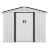 Bencmate Storage Sheds Outdoor Storage Room With All-Weather Design Metal Tool Shed For Backyard, Patio, Lawn, Multicolored, 101.18"*100.39"*70.28" - 4 of 4