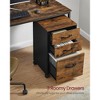 3 - Drawer File Cabinet for Home Office. Equipped with wheels. Suitable for A4 documents and hanging file folders. - 3 of 4