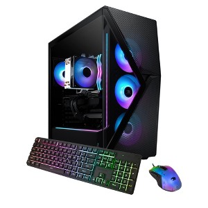iBUYPOWER Slate Gaming PC Desktop - AMD Ryzen 7 8700F, NVIDIA GeForce RTX 5070 12GB, 32GB DDR5 RGB RAM, 1TB NVMe SSD - 1 of 4