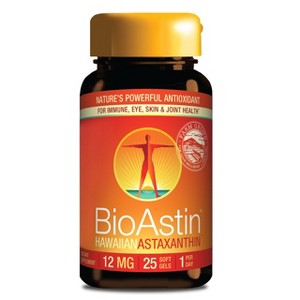 BioAstin Hawaiian Astaxanthin - Support Immune & Joint Health - Non-GMO & Farm-Direct - 12 mg - 1 of 4