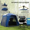 NAYSAYE 4 Person Pop Up Camping Tent Quick Setup Pressure Travel Tent with Windows Doors for Outdoor Adventures, Blue, 94.5"*94.5"*78.3" - 4 of 4