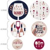 Big Dot of Happiness But First, Wine - Wine Tasting Party Giant Circle Confetti - Party Decorations - Large Confetti 27 Count - 2 of 4